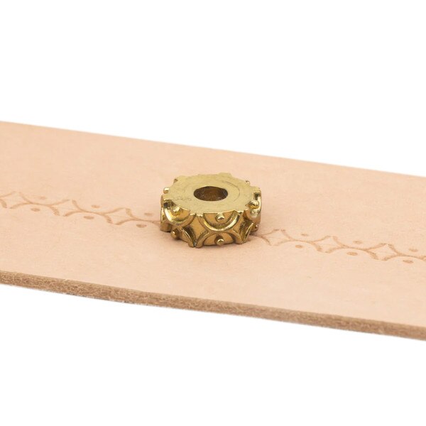IBEW.Diamond Dot.01.jpg Ivan Brass Embossing Wheels Image